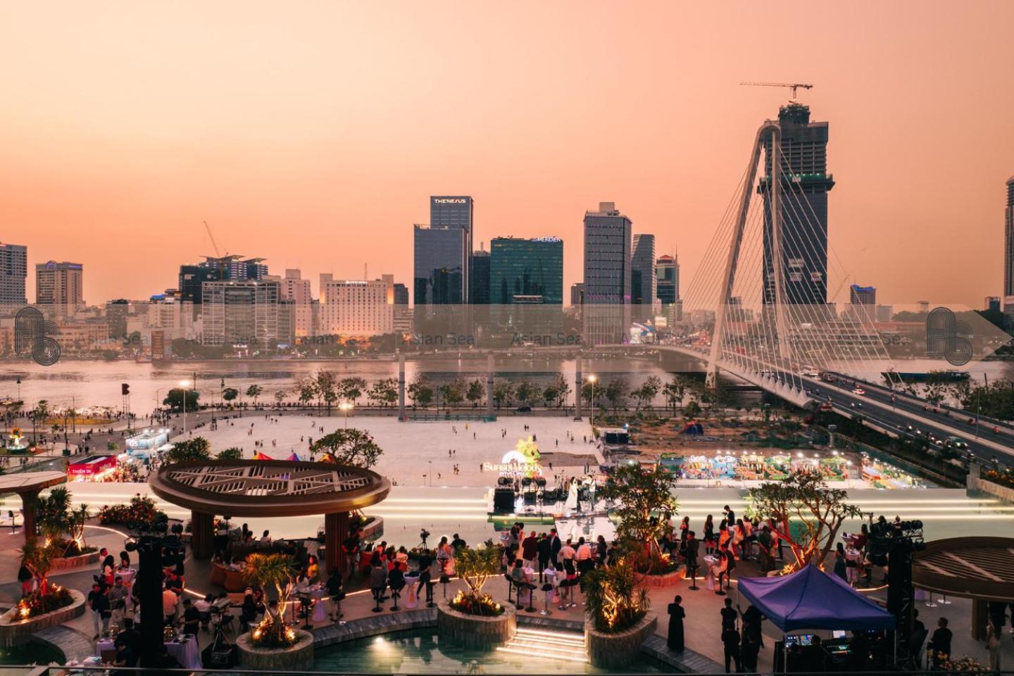 Metropole Thu Thiem Apartment Ho Chi Minh City Bagian luar foto
