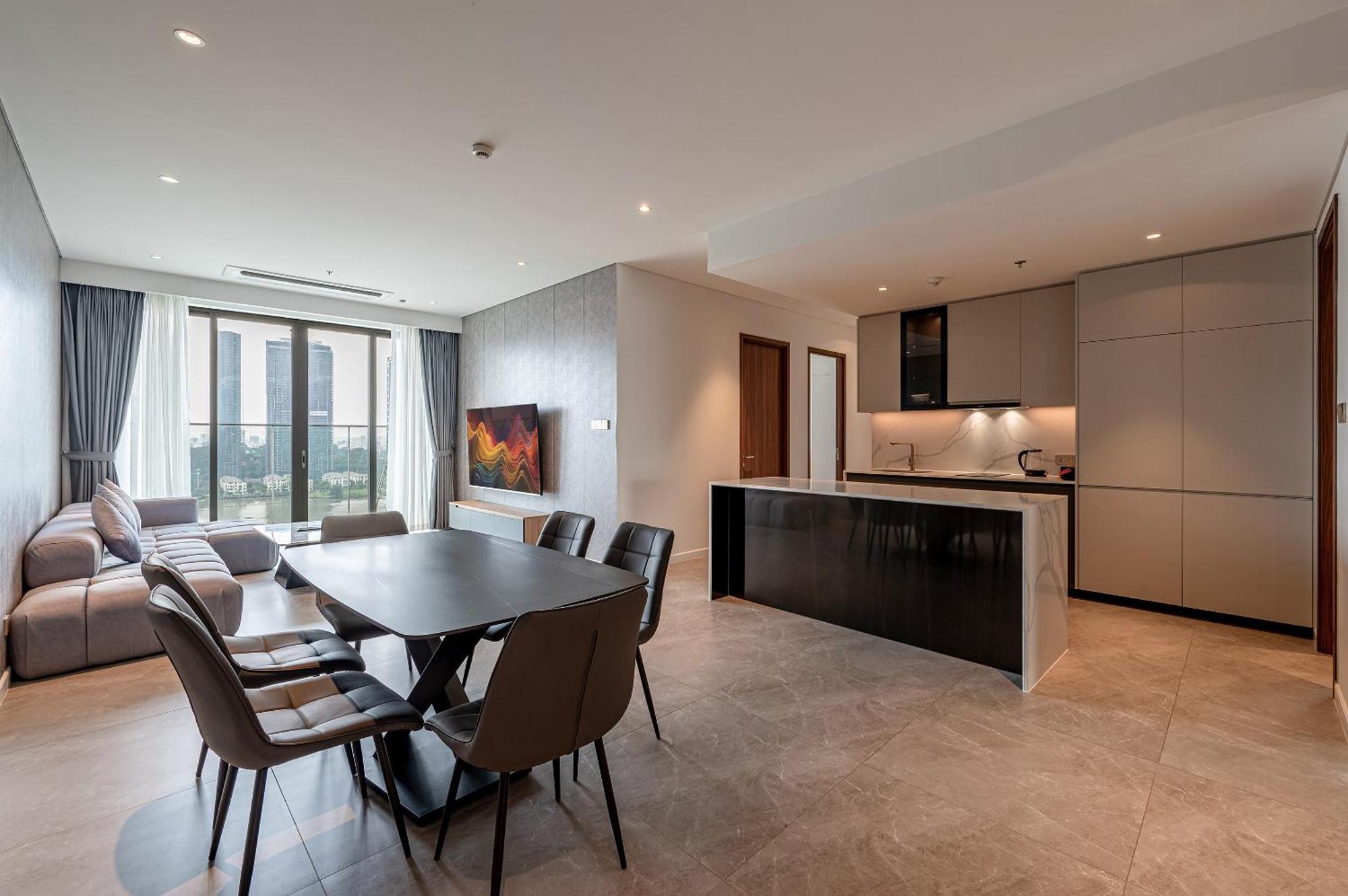 Metropole Thu Thiem Apartment Ho Chi Minh City Bagian luar foto